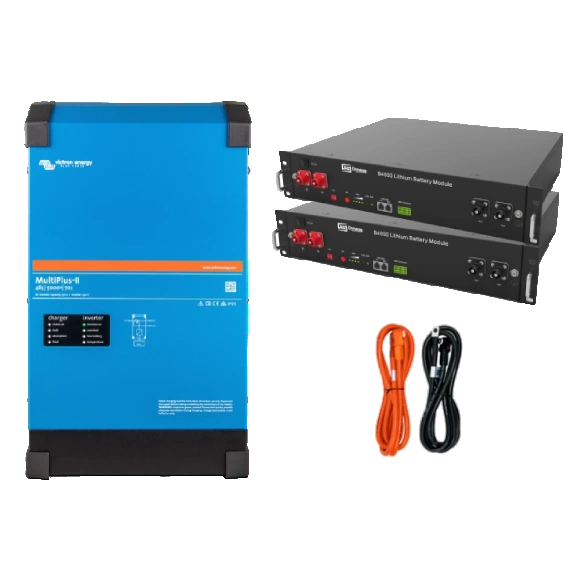 Автономне джерело живлення з сонячною панеллю Victron Energy MultiPlus-II + Dyness 1 фаза 2.4кВт 4,8 кВт • год
