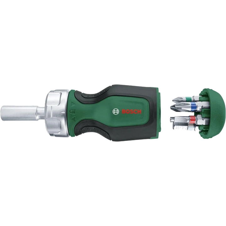 Викрутка Bosch Stubby 1600A027PK с трещоткою + 6 бит
