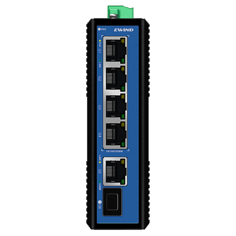 POE комутатор Ewind EW-PIS1806F-4GE