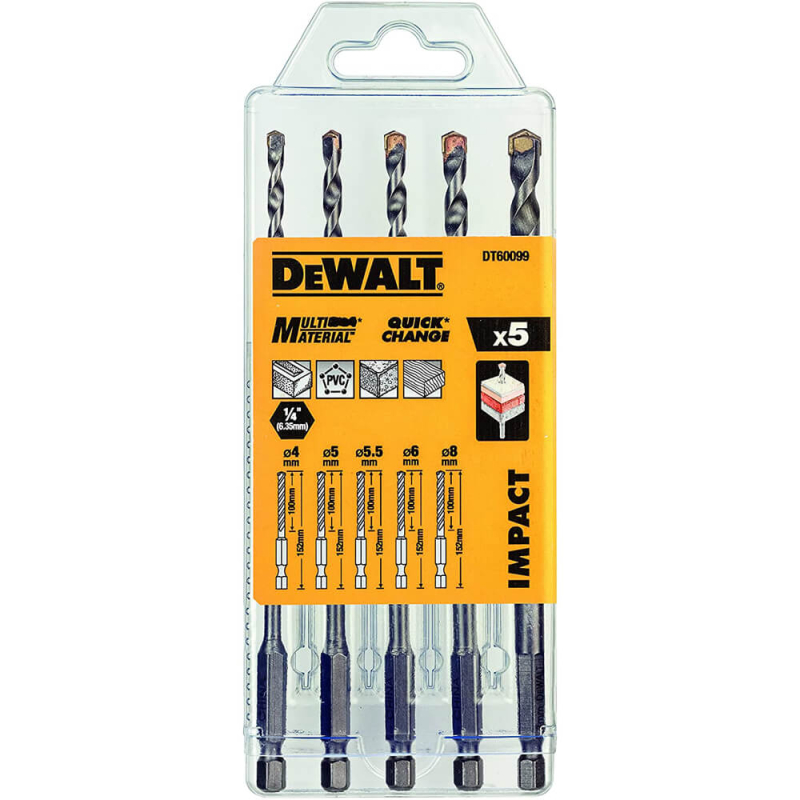 Набір свердел DeWALT DT60099
