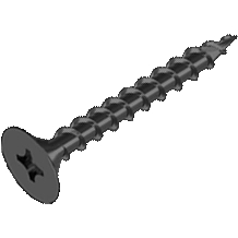 Шуруп NONE 30 mm black wooden
