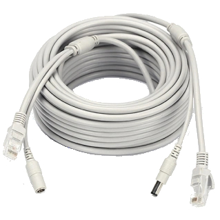 Патч-корд Voltronic RJ-45 + DC 5м (комбінований)