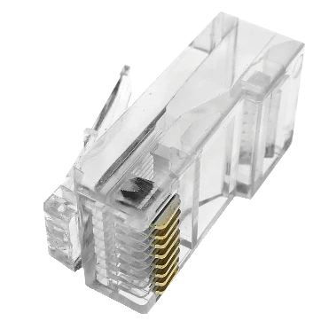 Розєм RJ-45 Merlion RJ-45 8P8C UTP Cat-5 Q100 Brown