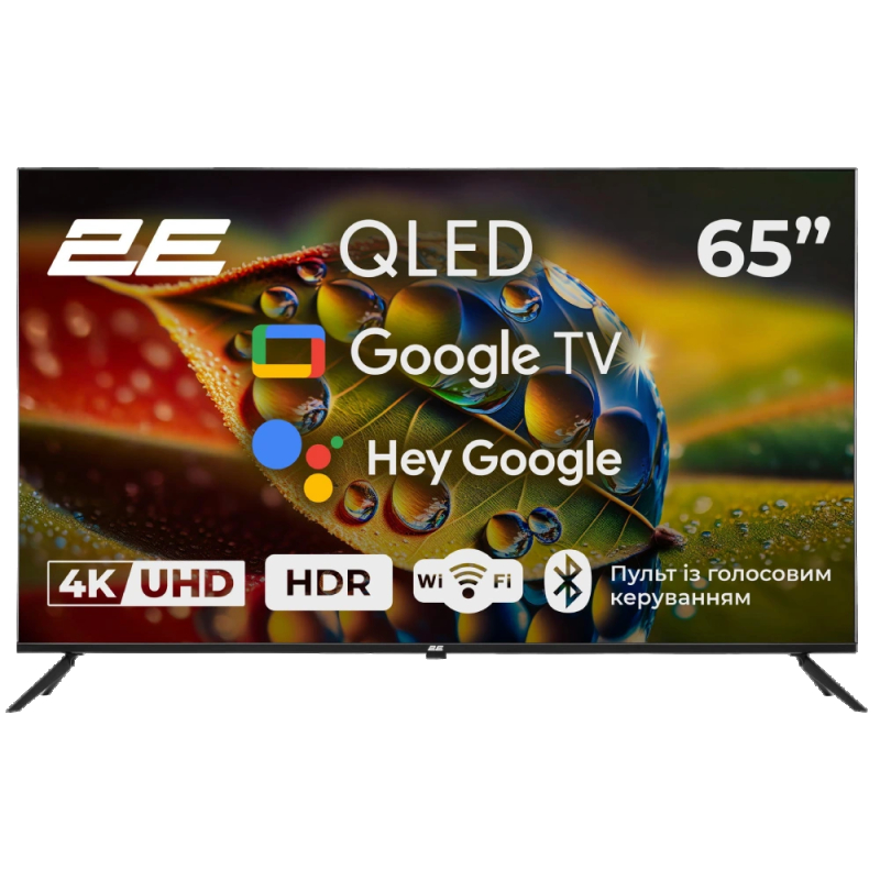 Монітор 2E QLED 65A77Q Google TV