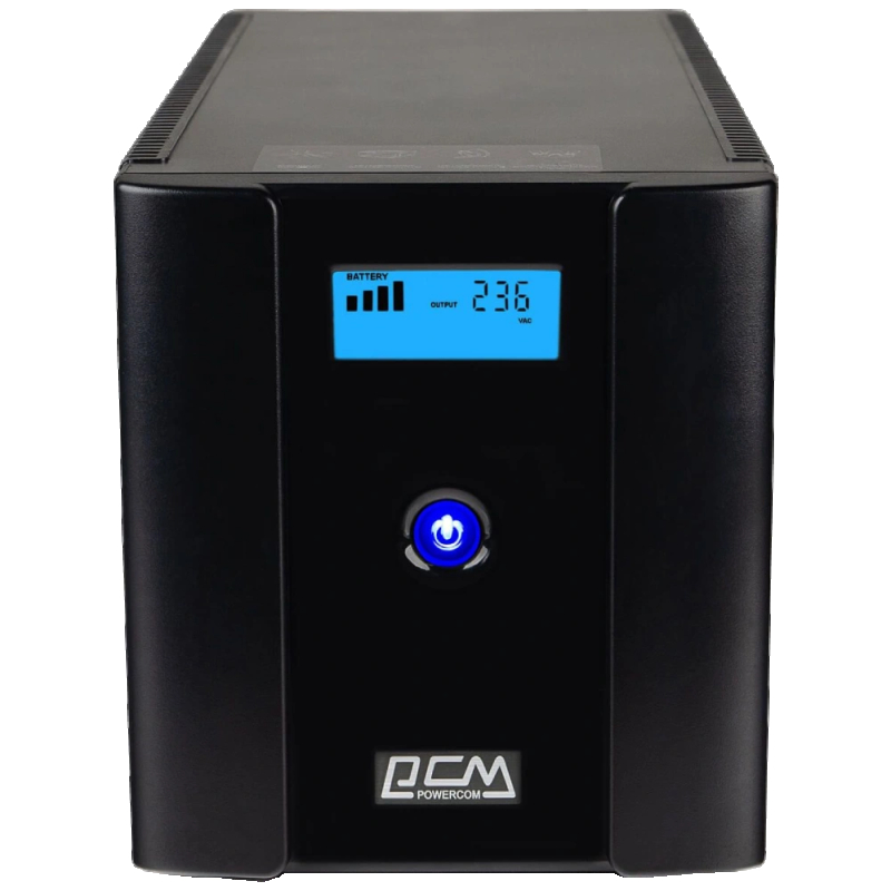 Джерело безперебійного живлення Powercom RPT-1500AP LCD Schuko