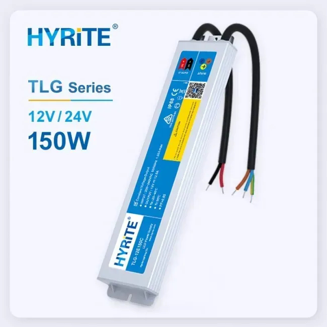 блок живлення для LED-стрічки HYRITE Slim 150W DC24V IP68 (TLG-24E150C)