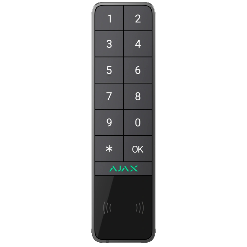 Клавіатура Ajax KeyPad Outdoor Jeweller (8EU) ASP graphite