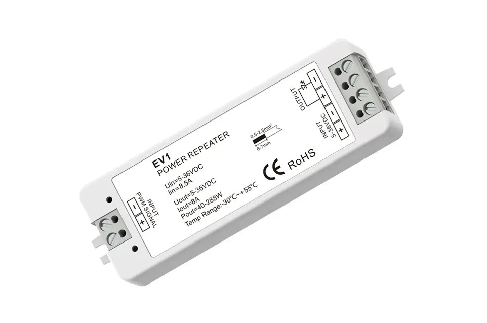 LED-повторювач DEYA 5-36VDC, 8A*1CH (EV1)