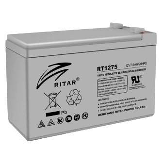 Акумуляторна батарея Ritar RT1275 7.5Аг 12В