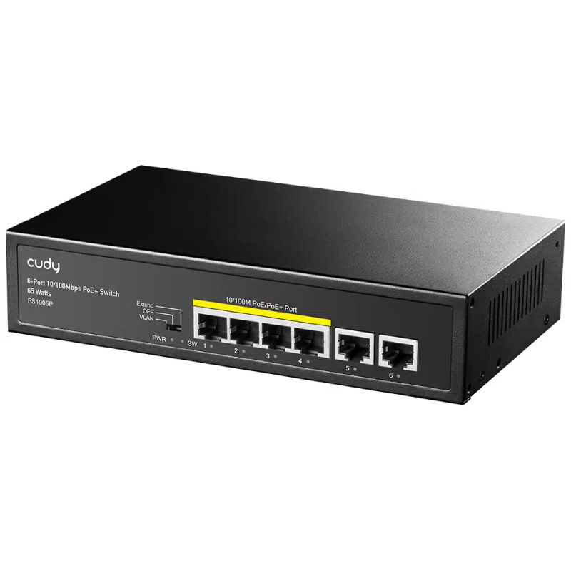 POE комутатор Cudy FS1006P Black