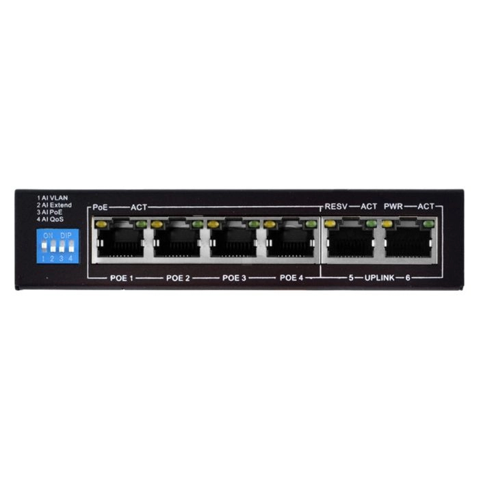POE комутатор FoxGate S6004-E2-AI