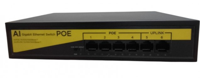 POE комутатор U-TEX UT-SG06P-65