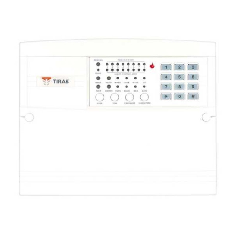 Прилад приймально-контрольний Tiras ТИРАС-8П