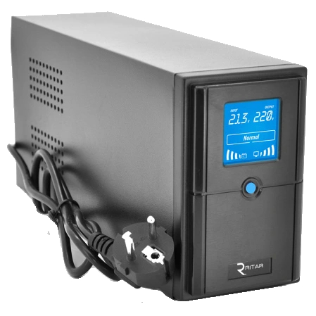 Джерело безперебійного живлення Ritar E-RTM650 ELF-D LCD (390W)