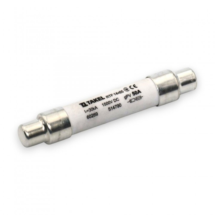 Плавкий запобіжник Takel RTF 14х85 50А 1500В DC
