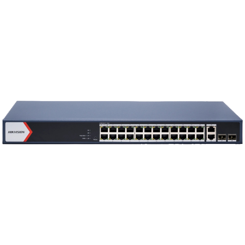 POE комутатор Hikvision DS-3E1528P-EI/M PoE
