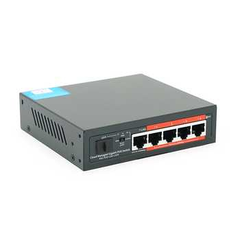 POE комутатор Yoso YO204-52 10/100/1000 Mbit з 4 портами керований