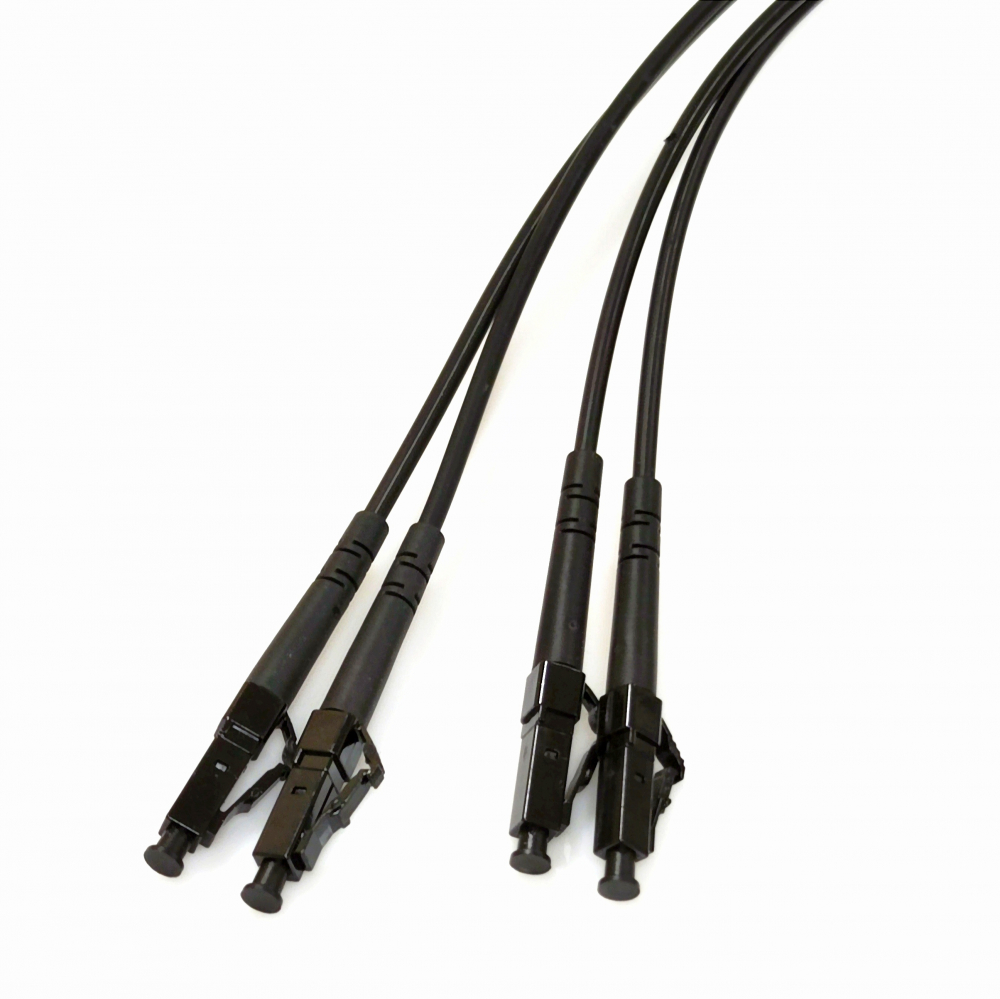 Патч-корд CMS LC/UPC-LC/UPC SM 5м Duplex чорний (UPC-5LCLC(SM)D(ON)BK)
