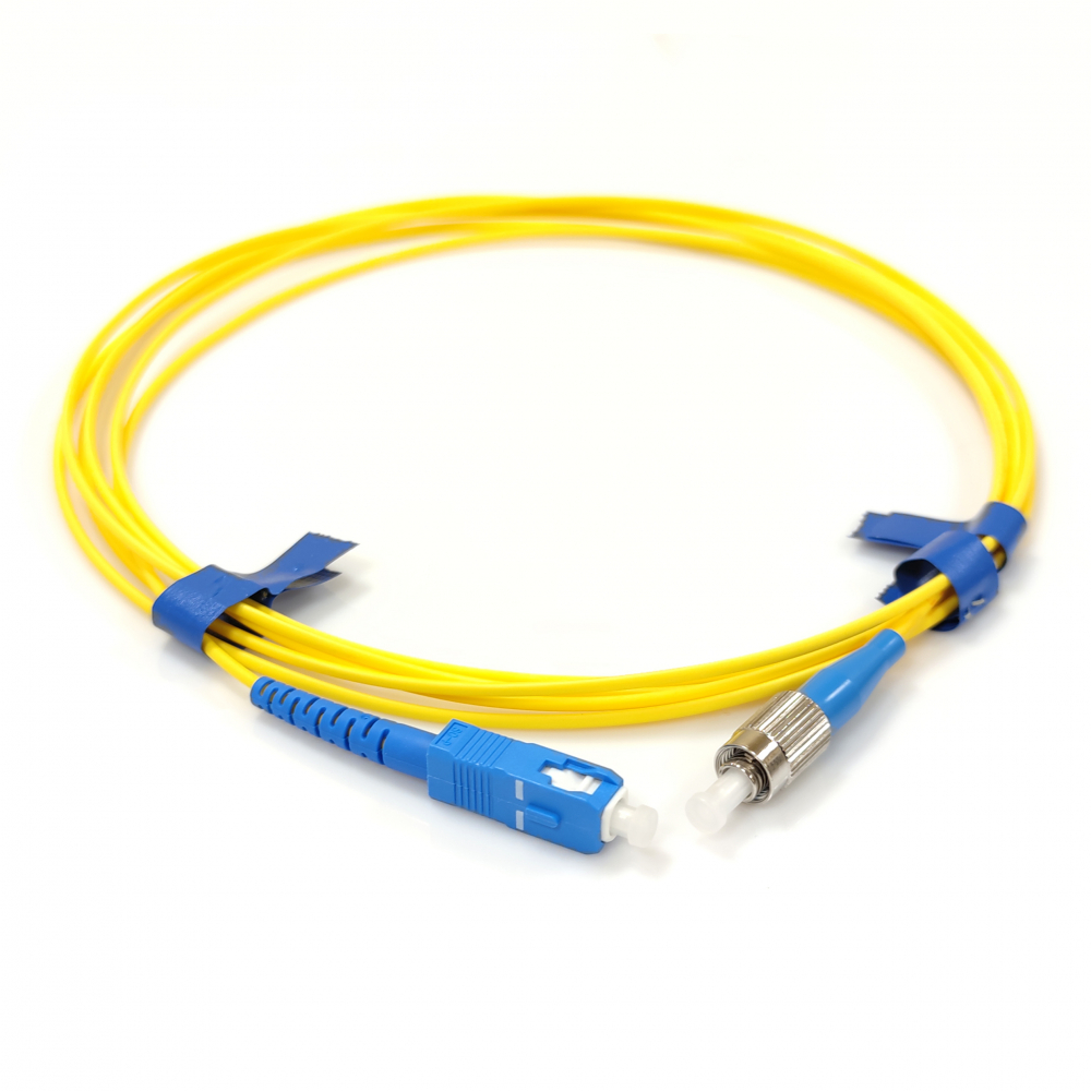 Патч-корд CMS SC/UPC-FC/UPC SM 1м Simplex Slim 2.0 мм (UPC-1SCFC(SM)S(ON)S)