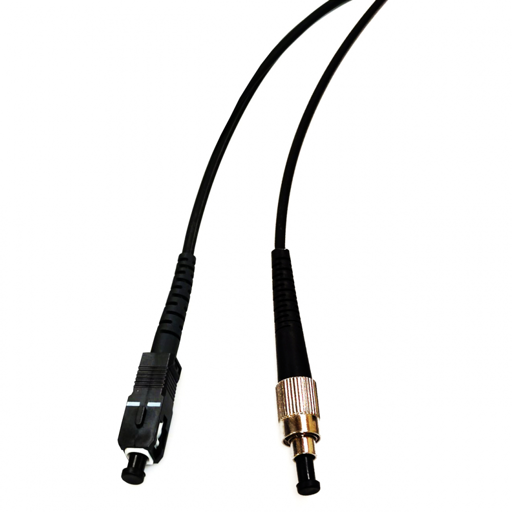 Патч-корд CMS SC/UPC-FC/UPC SM 2м Simplex чорний (UPC-2SCFC(SM)S(ON)BK)