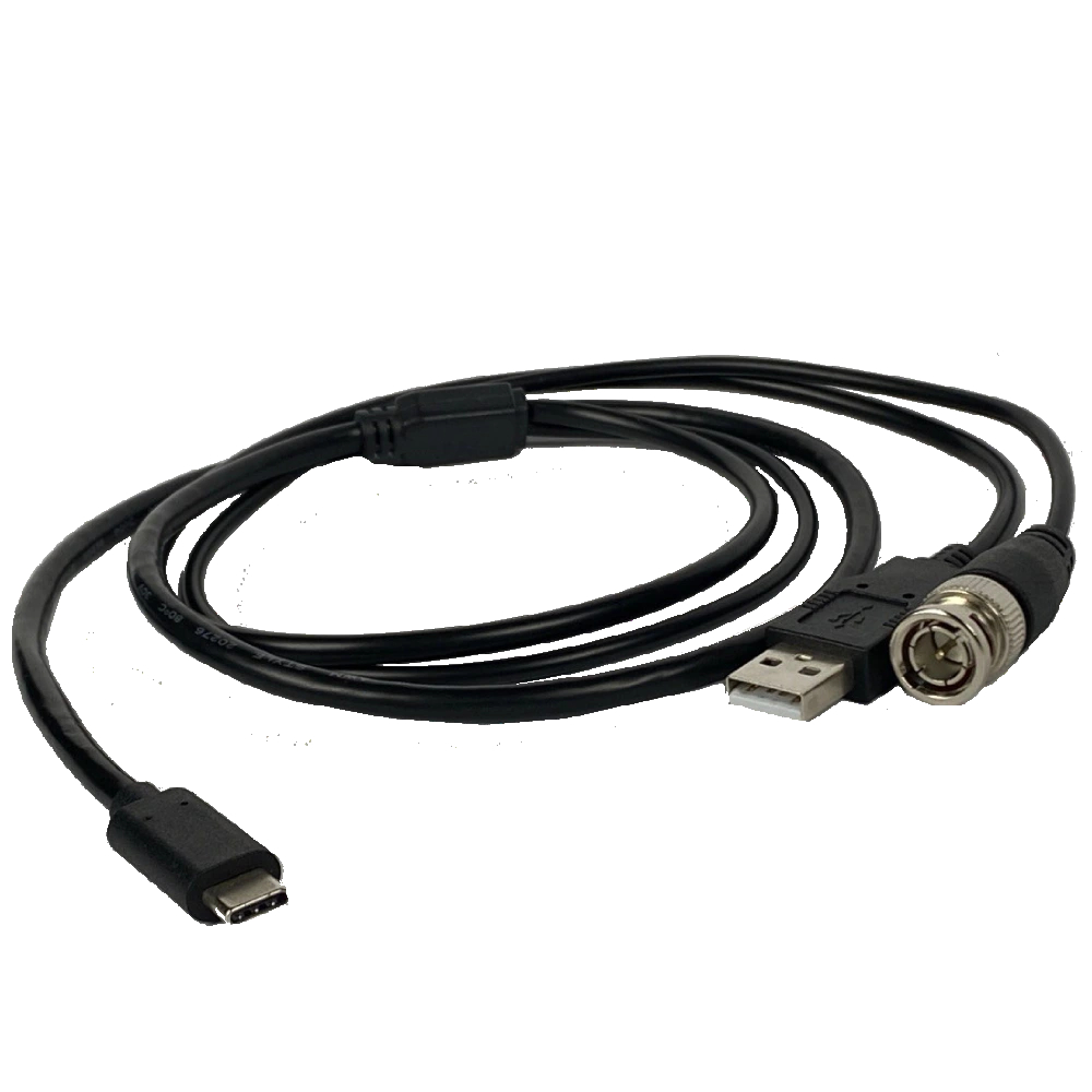 Кабель сигнальний NONE BNC + USB - Type C 1м