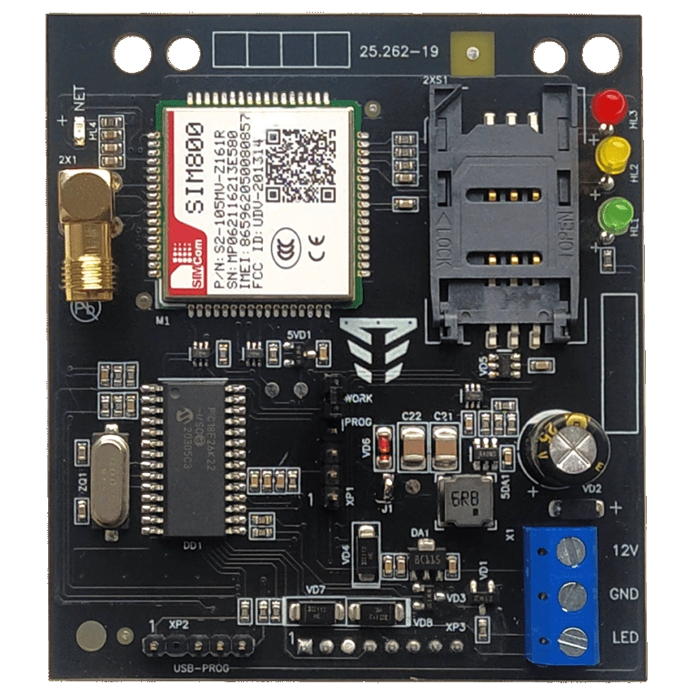 Контролер Tiras МЦА-GSM SIM900