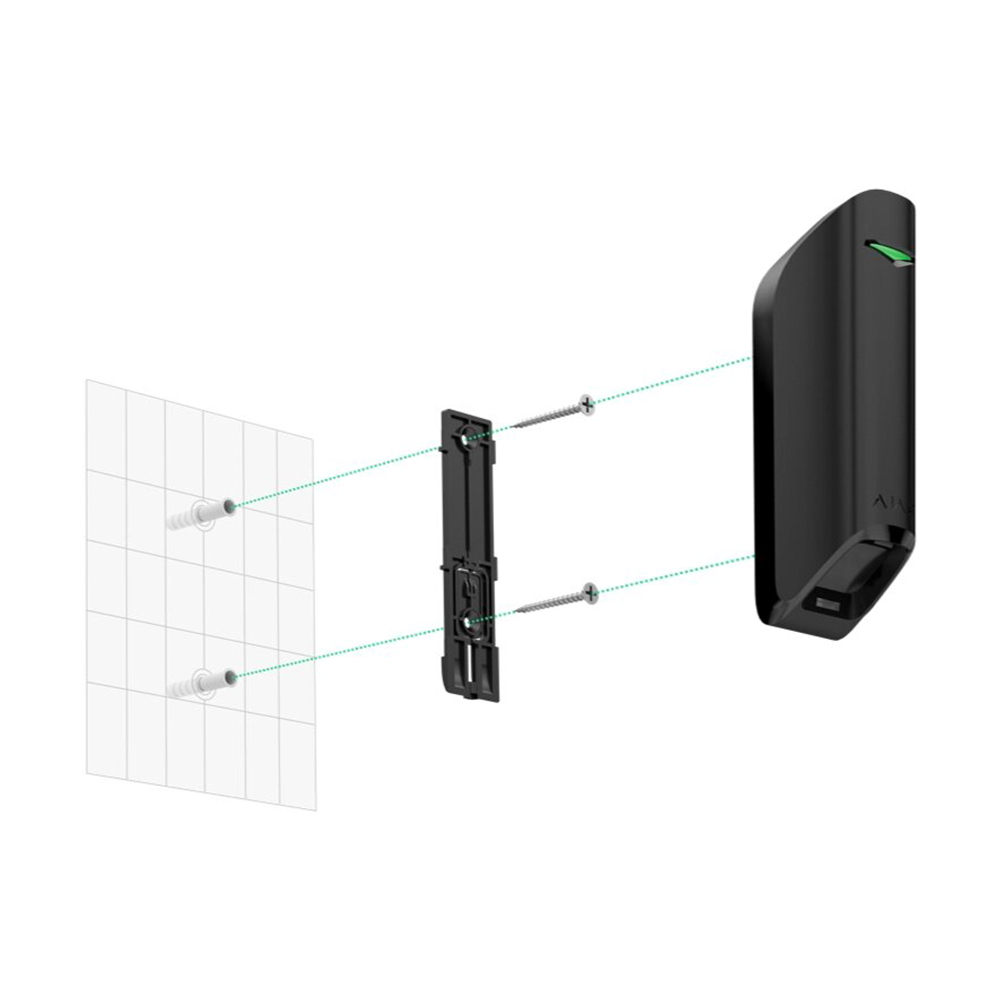Кріпильний комплект Ajax SmartBracket для MotionProtect Curtain білий (White)