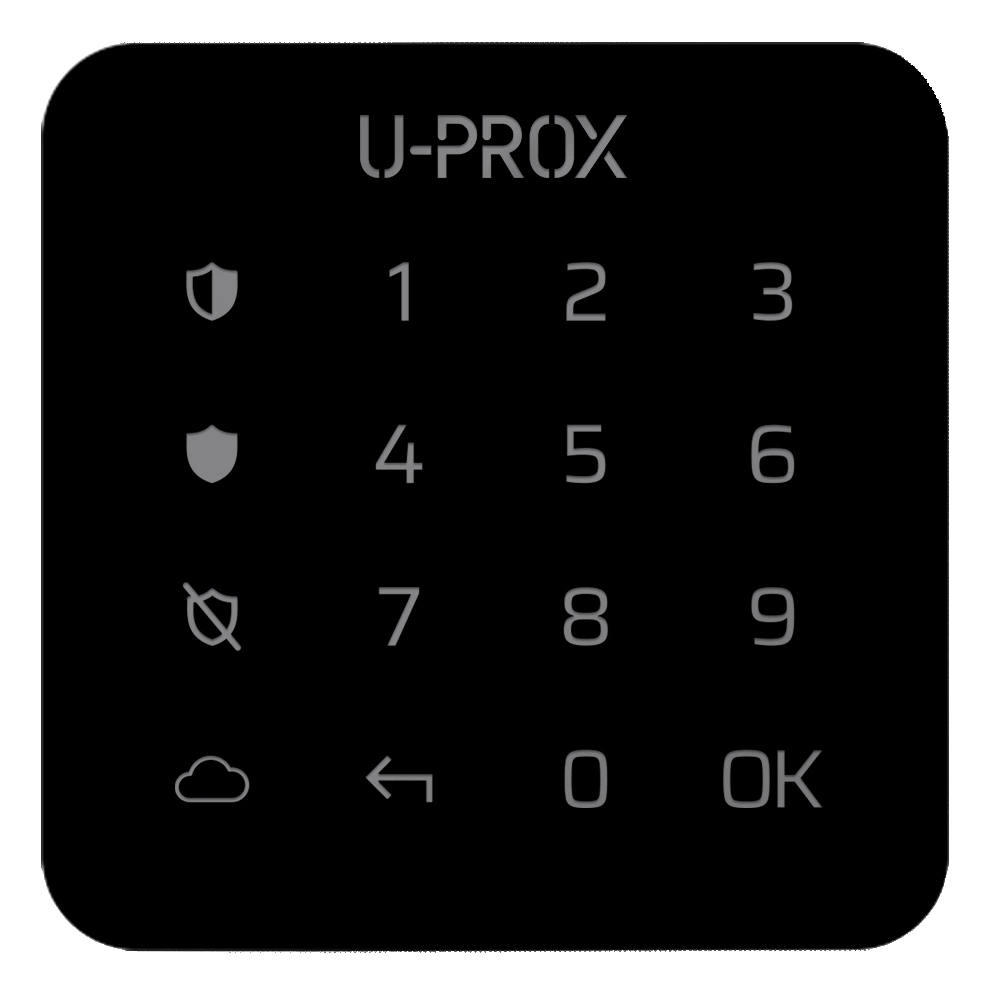 Клавіатура U-Prox  Keypad G1 Black