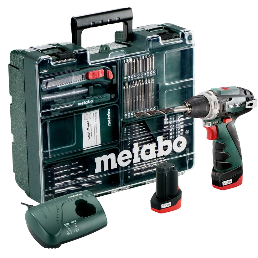 Акумуляторний шуруповерт Metabo PowerMaxx BS Basic Mobile Workshop