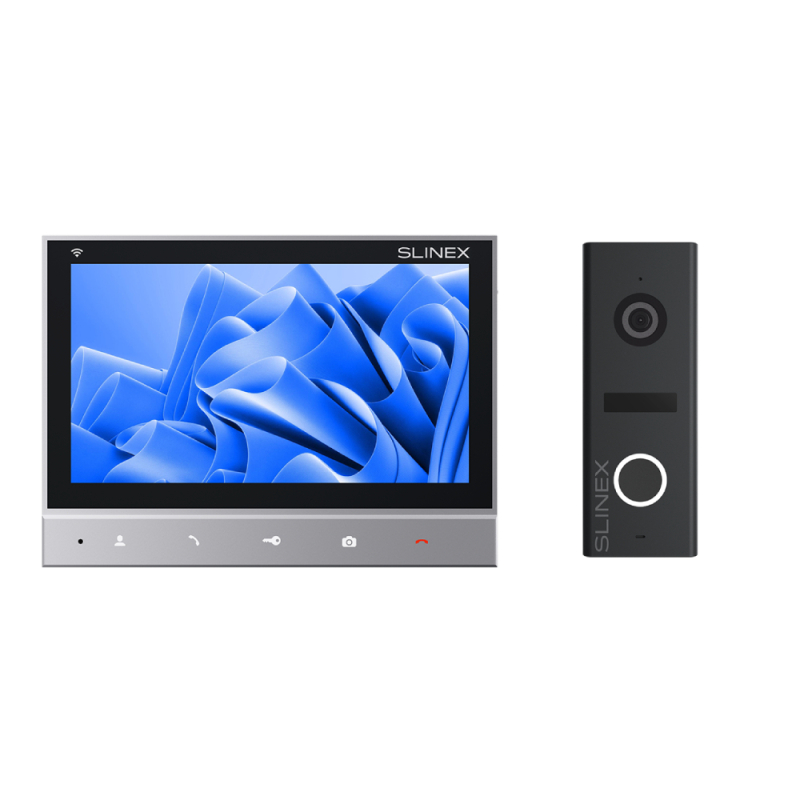 Комплект домофону Slinex SK 7 Cloud grey + ML-17HD graphite