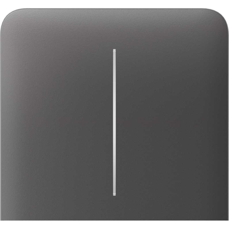 Кнопка вимикача Ajax бічна SideButton (2-gang) vertical Grey