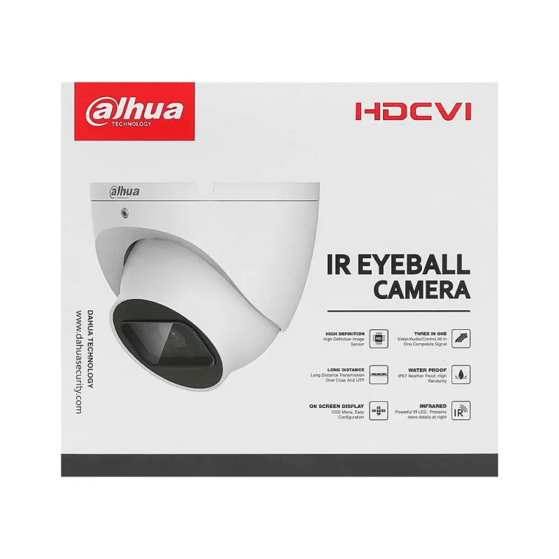 HD-CVI відеокамера Dahua DH-HAC-HDW1800TLMP 2.8mm