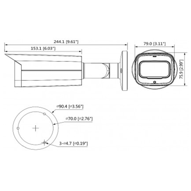 HD-CVI відеокамера Dahua DH-HAC-HFW2249TP-I8-A (3.6мм)