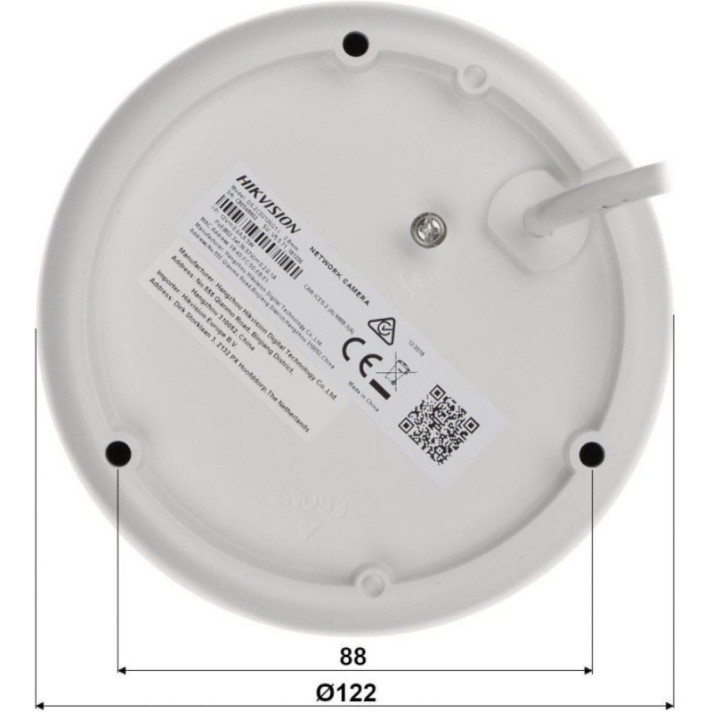 Ip відеокамера Hikvision DS-2CD2126G1-IS (2.8 мм)