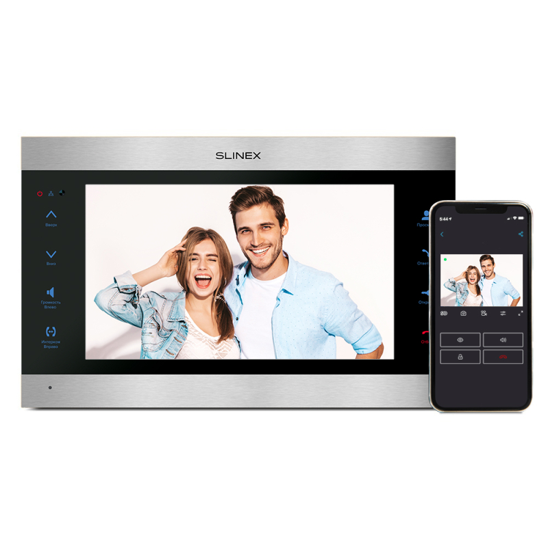 IP домофон Slinex SL-10IPTHD (silver+black)