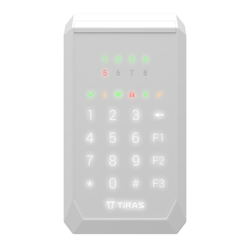Клавіатура Tiras K-PAD8+(white)