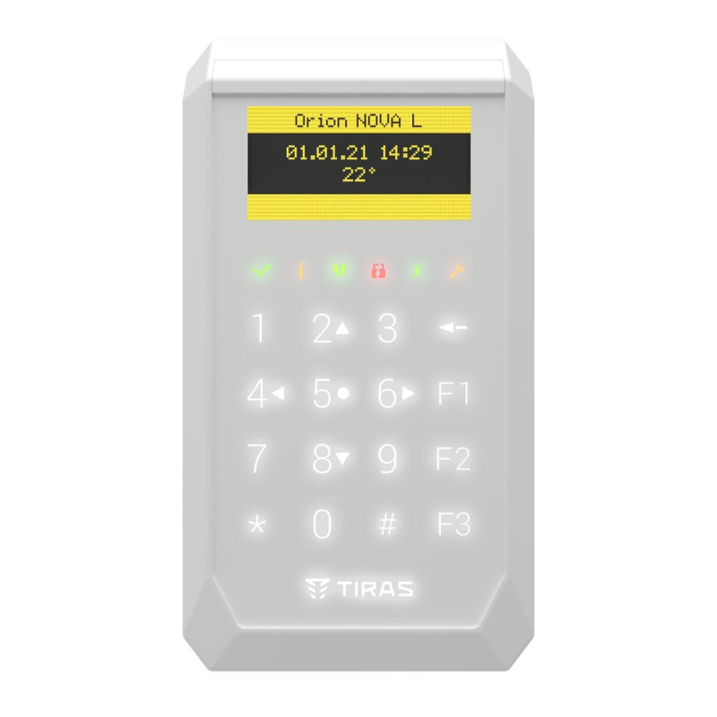 Клавіатура Tiras K-PAD OLED (white)