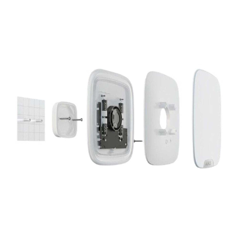 Сирена Ajax StreetSiren DoubleDeck білий (white)