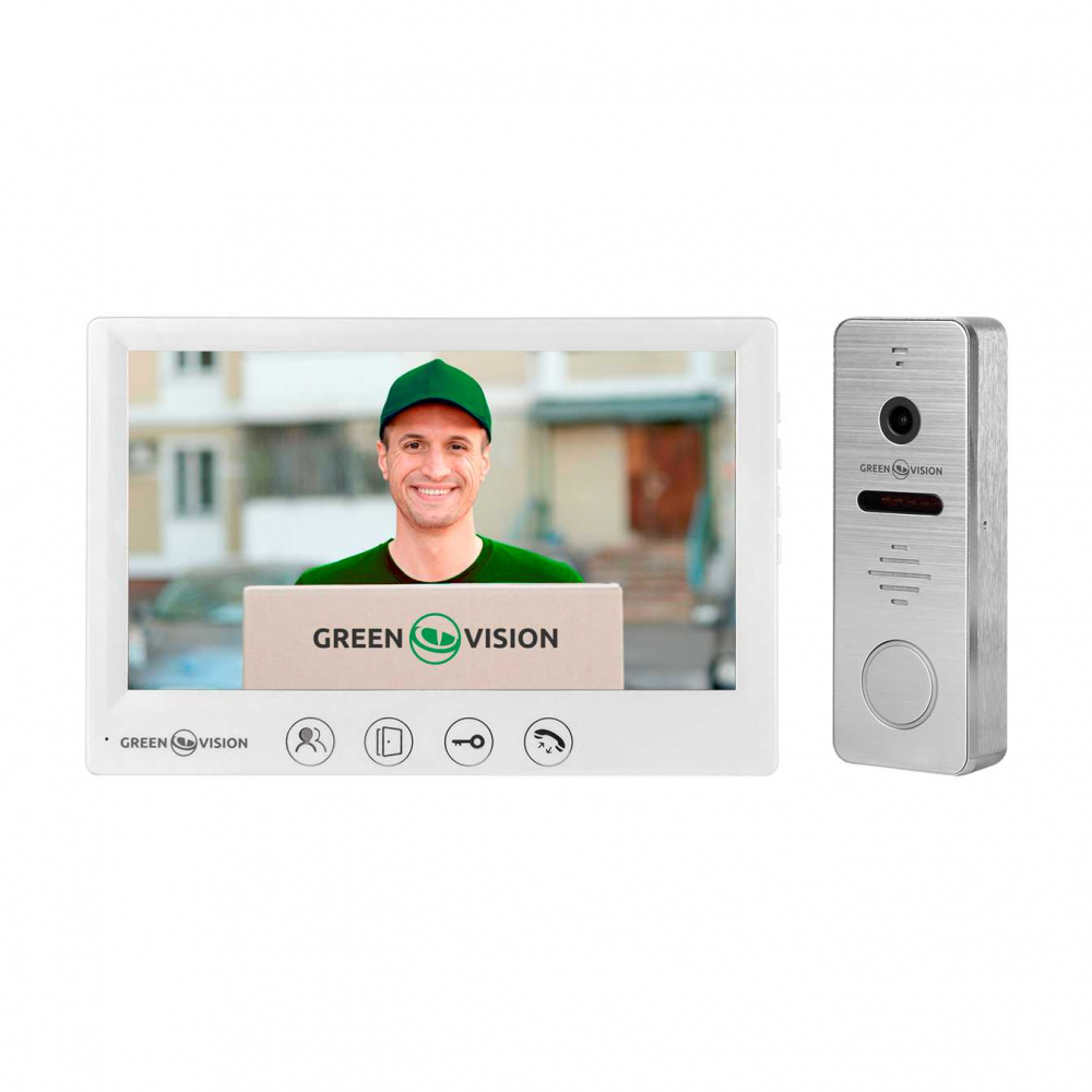 Комплект домофону Green Vision GV-001-GV-057+GV-004