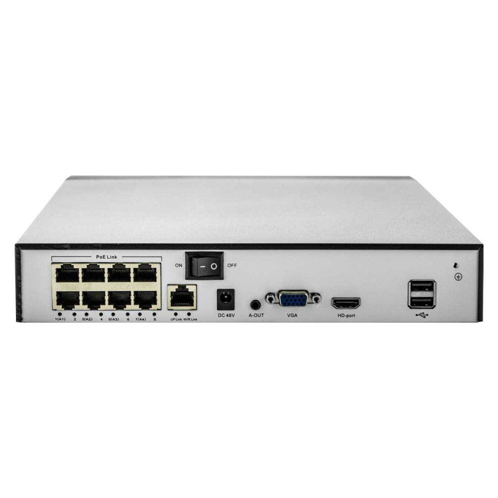 Ip відеореєстратор Green Vision GV-N-S010/08 (8POE) 5MP