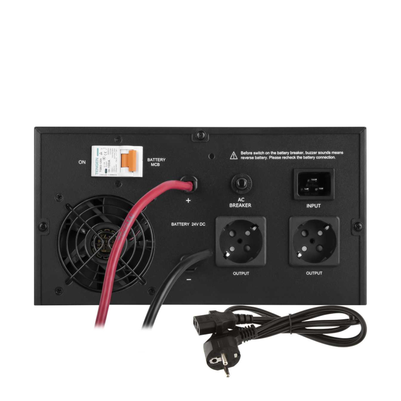 Джерело безперебійного живлення LogicPower 24V LPE-B-PSW-2300VA+ (1600Вт) 1-40A