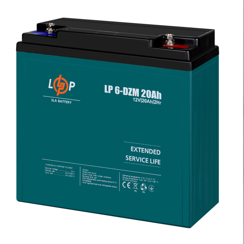 Акумулятор LogicPower LP 6-DZM-20 Ah