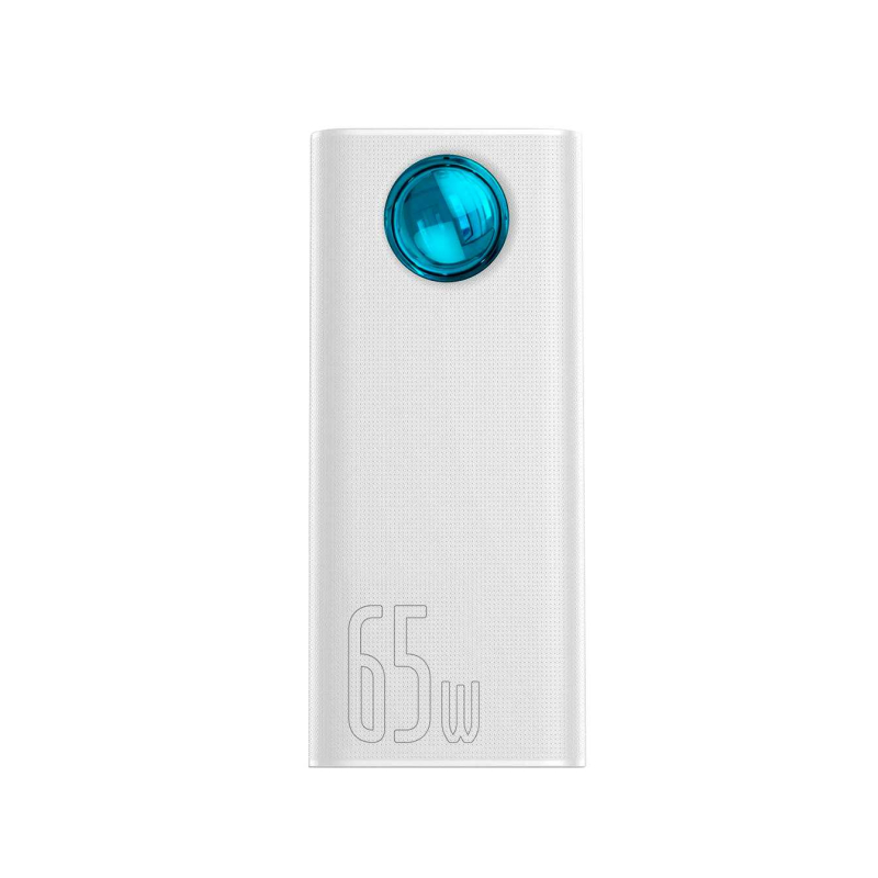 Повербанк Baseus Amblight Digital Display 65W 30000mAh Білий (PPLG000102)