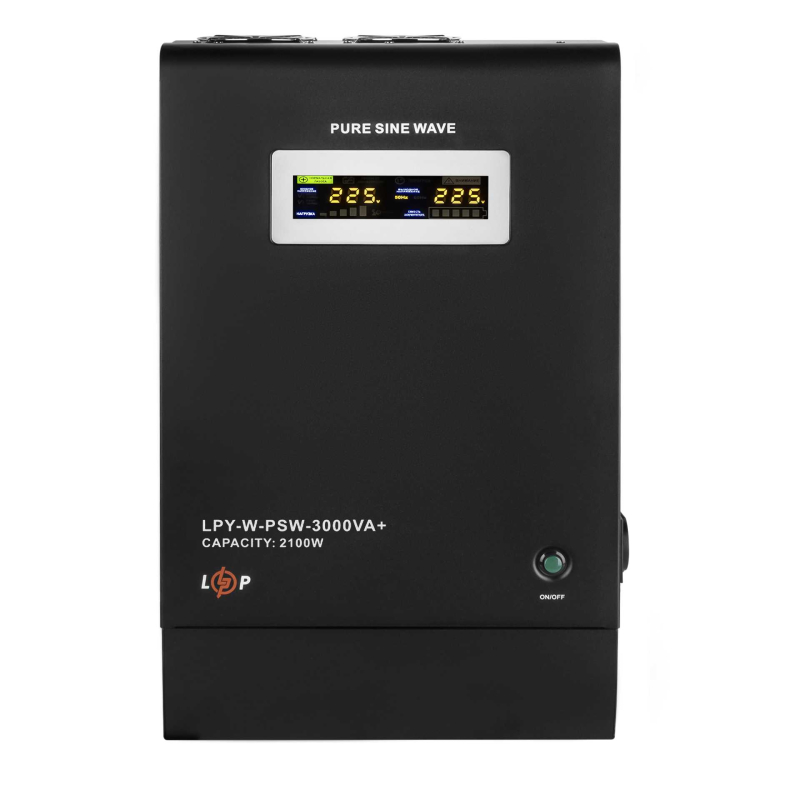 Джерело безперебійного живлення LogicPower з правильною синусоїдою 48V LPY-W-PSW-3000VA+(2100Вт)