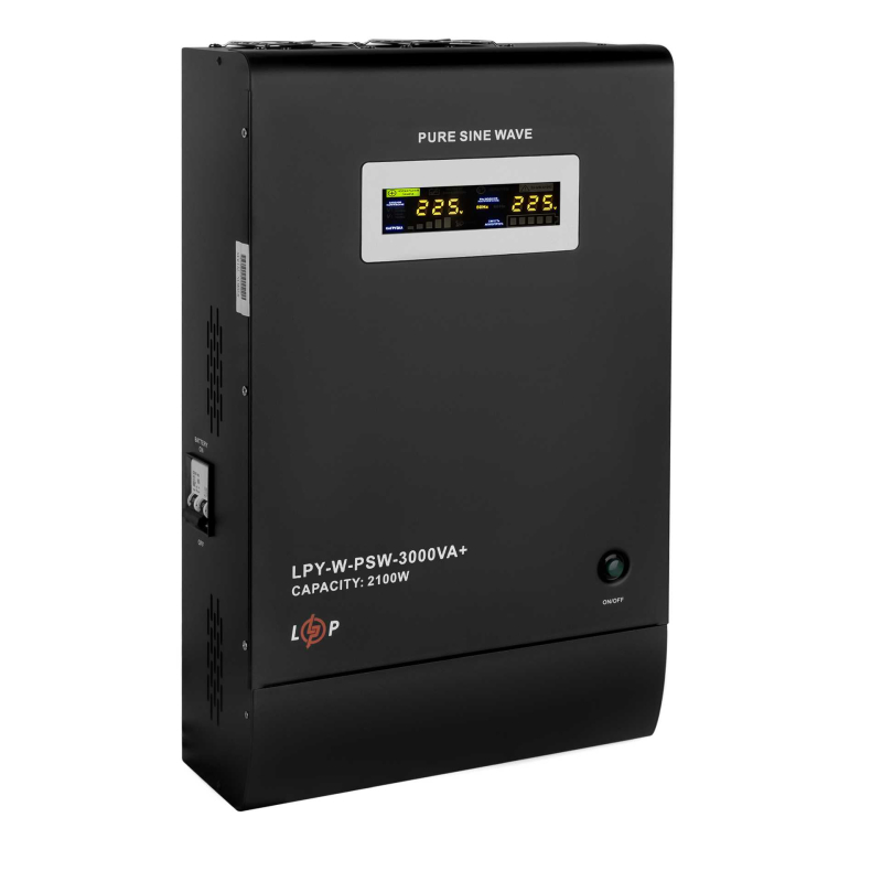 Джерело безперебійного живлення LogicPower з правильною синусоїдою 48V LPY-W-PSW-3000VA+(2100Вт)