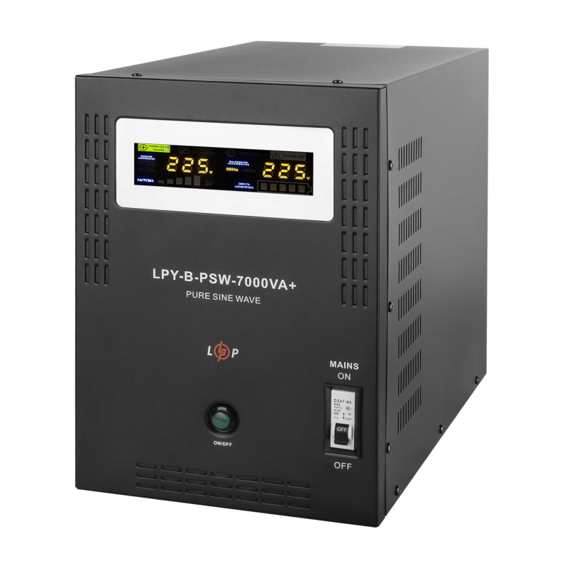 Джерело безперебійного живлення LogicPower 48V LPY-B-PSW-7000VA+(5000Вт)10A/20A