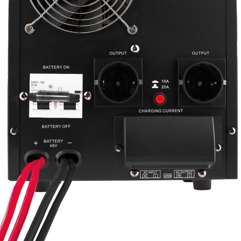 Джерело безперебійного живлення LogicPower 48V LPY-B-PSW-7000VA+(5000Вт)10A/20A