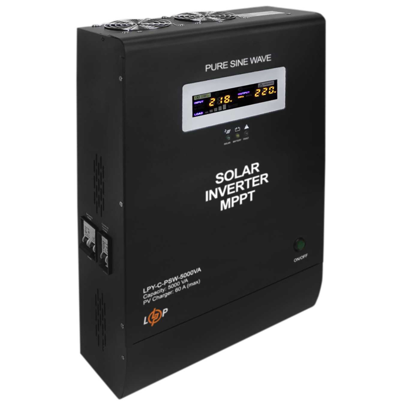Джерело безперебійного живлення LogicPower LPY-C-PSW-5000VA (3500W) MPPT48V