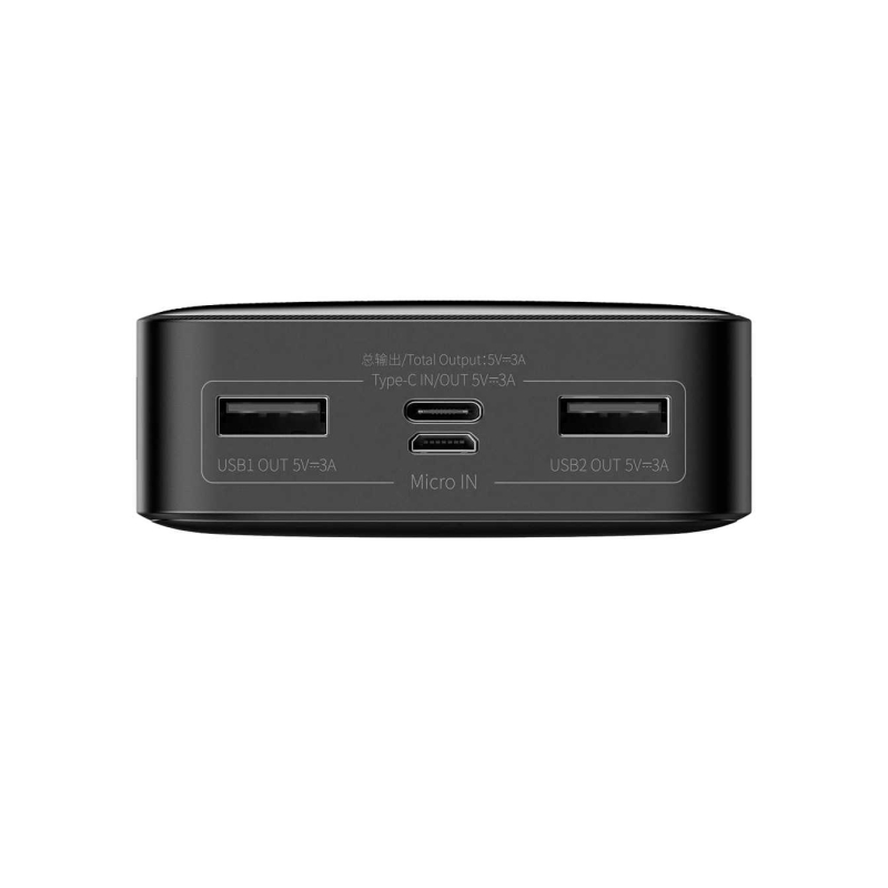 Повербанк Baseus Bipow Digital Display 20000mAh 15W Черный (PPBD050101)