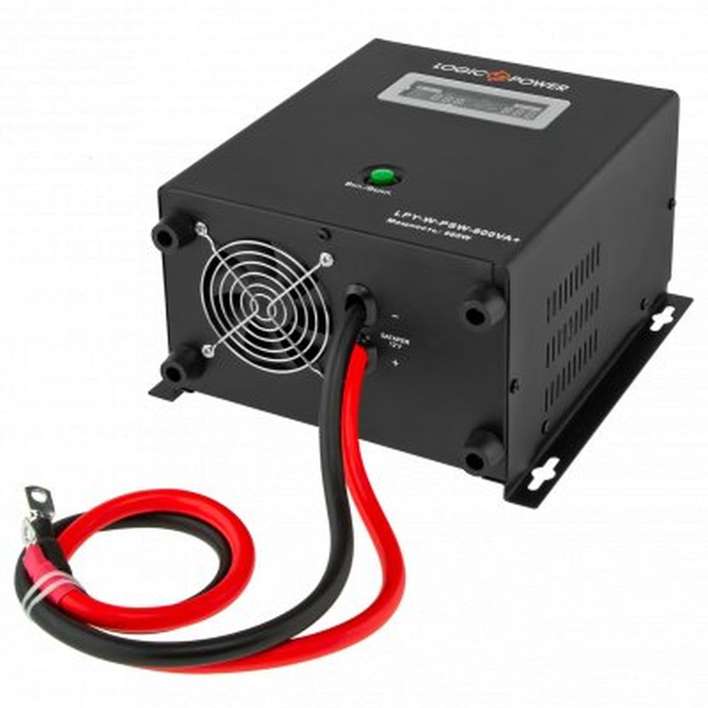Джерело безперебійного живлення LogicPower 12V LPY-W-PSW-800VA+(560Вт)5A/15A